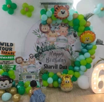 birthday Wild Safari Adventure Birthday Ring Decor